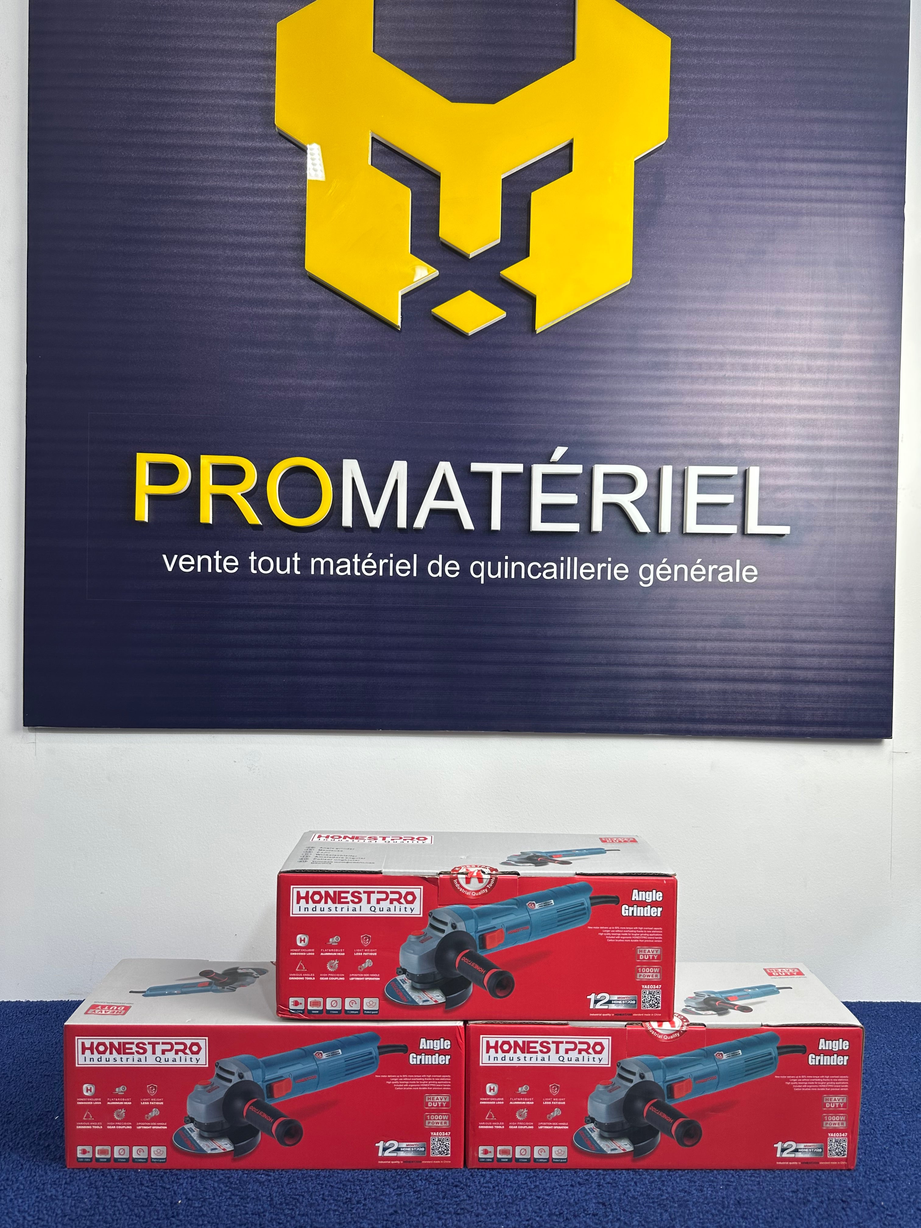 HONEST PRO-Meuleuse d’angle 1000W 115mm HONESTPRO YAE0347