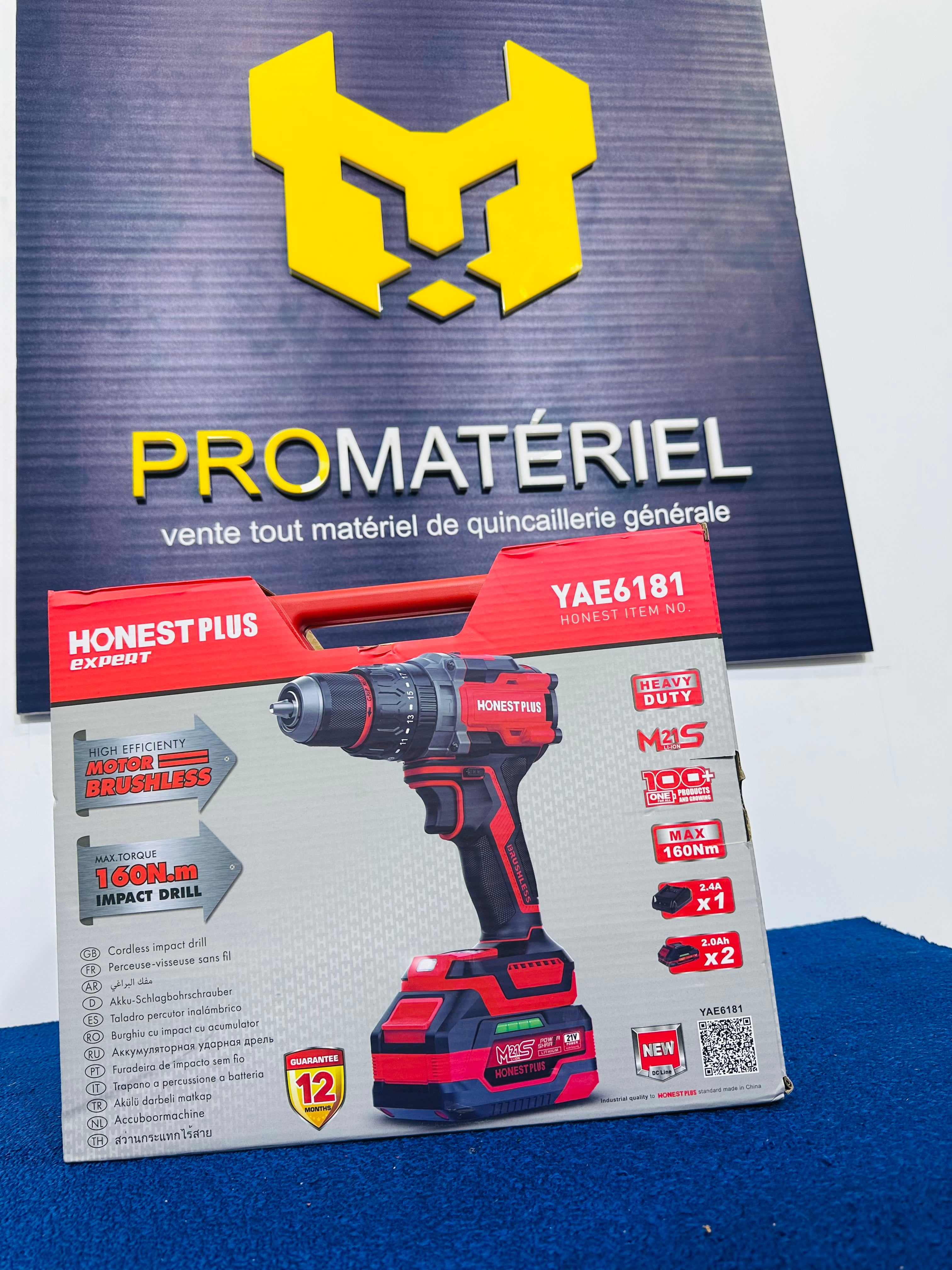 HONESTPRO - Perceuse visseuse YAE6181