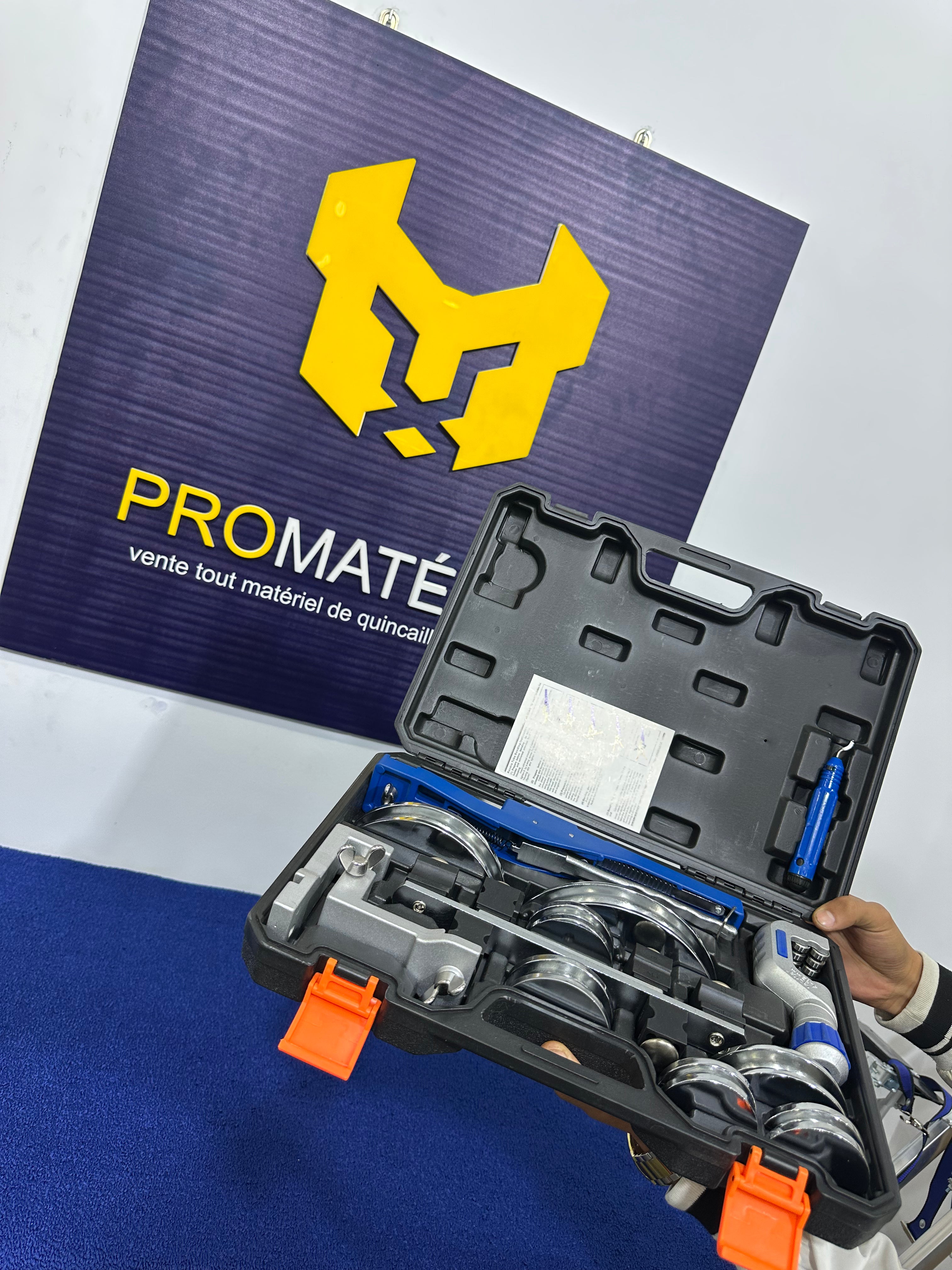 طقم احترافي لثني الأنابيب المعدنية