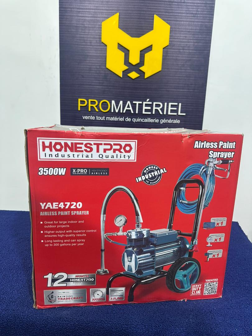 HONESTPRO - AIRLESS PULVERISATEUR DE PEINTURE 3500W YAE4720