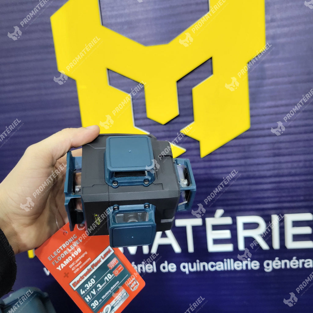 HONESTPRO - Niveau laser 16 lignes 4D 360° 2 Batteries YAM0199