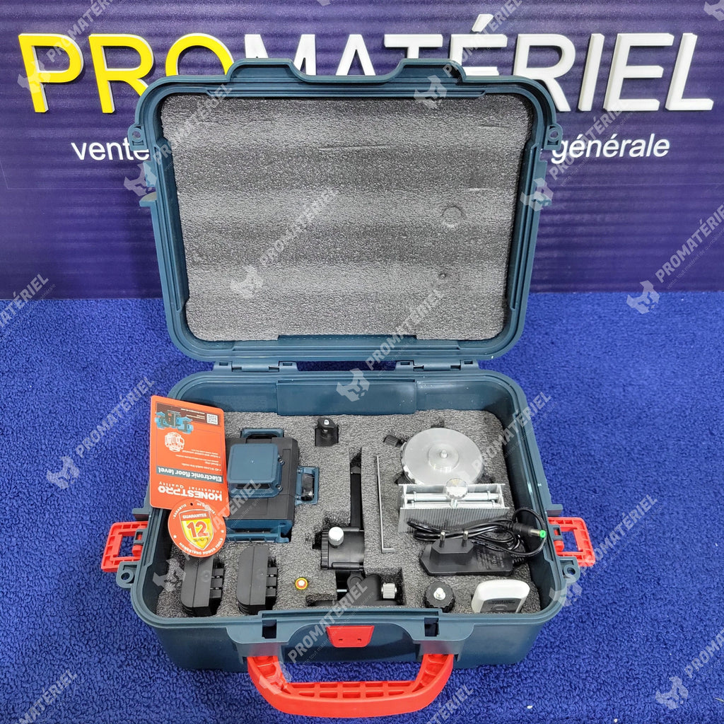 HONESTPRO - Niveau laser 16 lignes 4D 360° 2 Batteries YAM0199