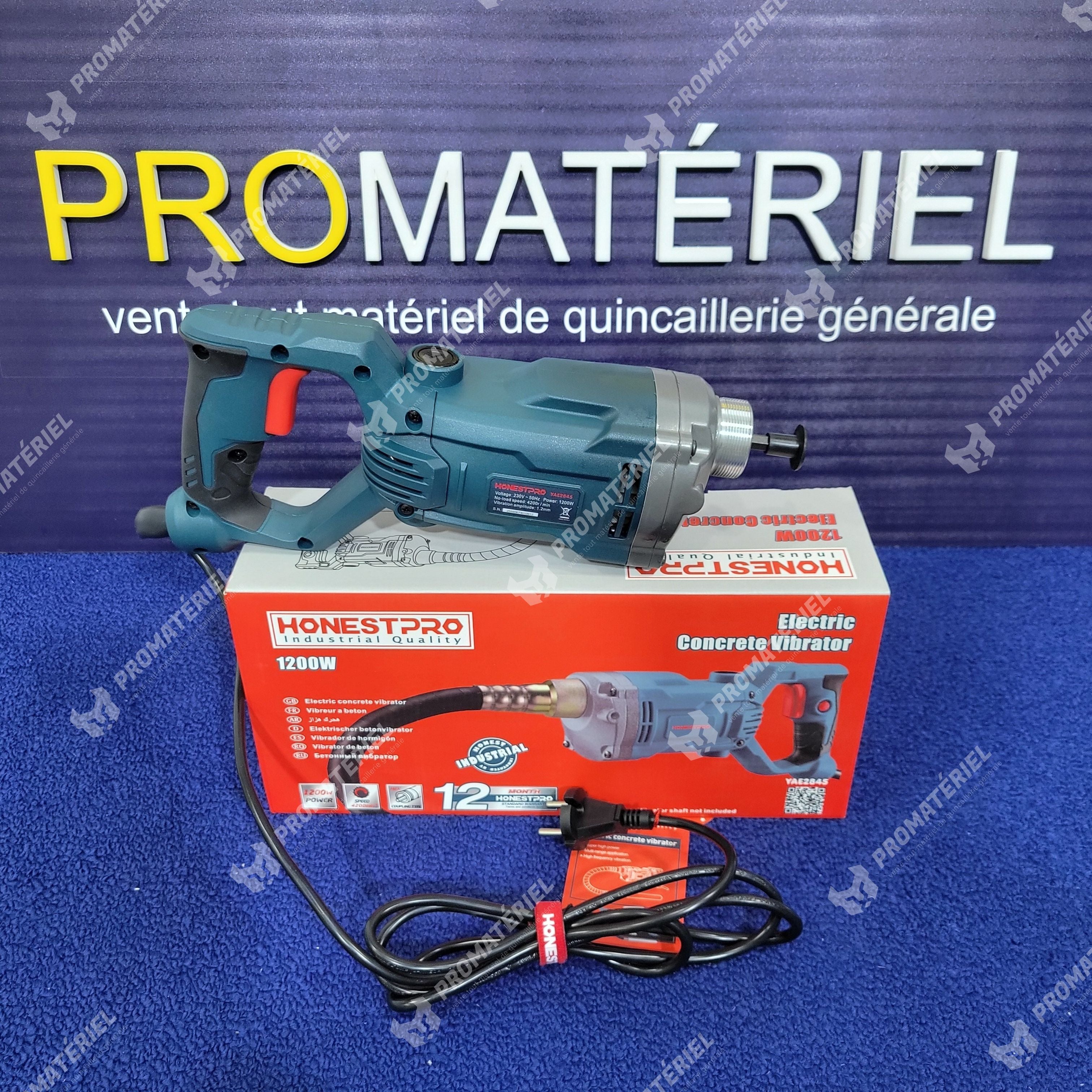 HONESTPRO - Vibreur Électrique 1200W (Sans flexible) YAE2845