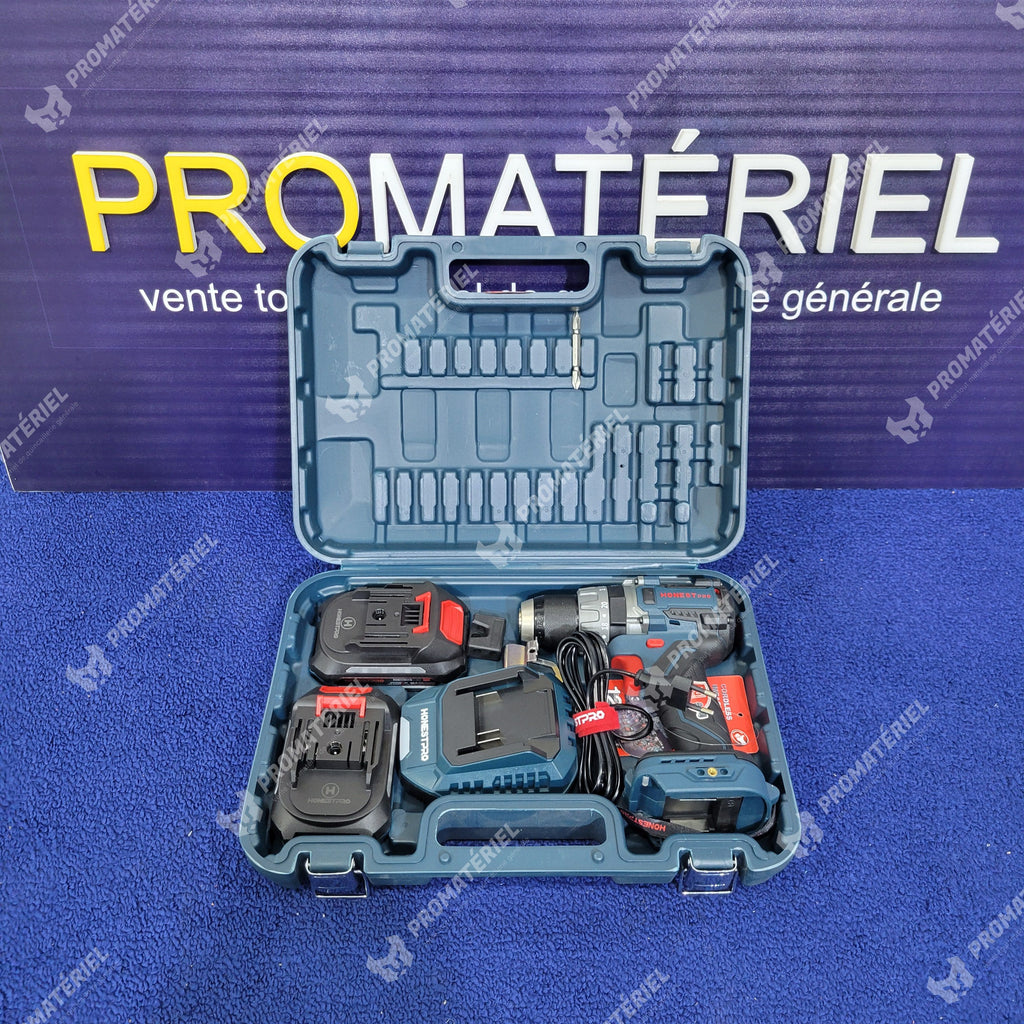 HONESTPRO - Visseuse Perceuse a percussion sans-fil YAE6111