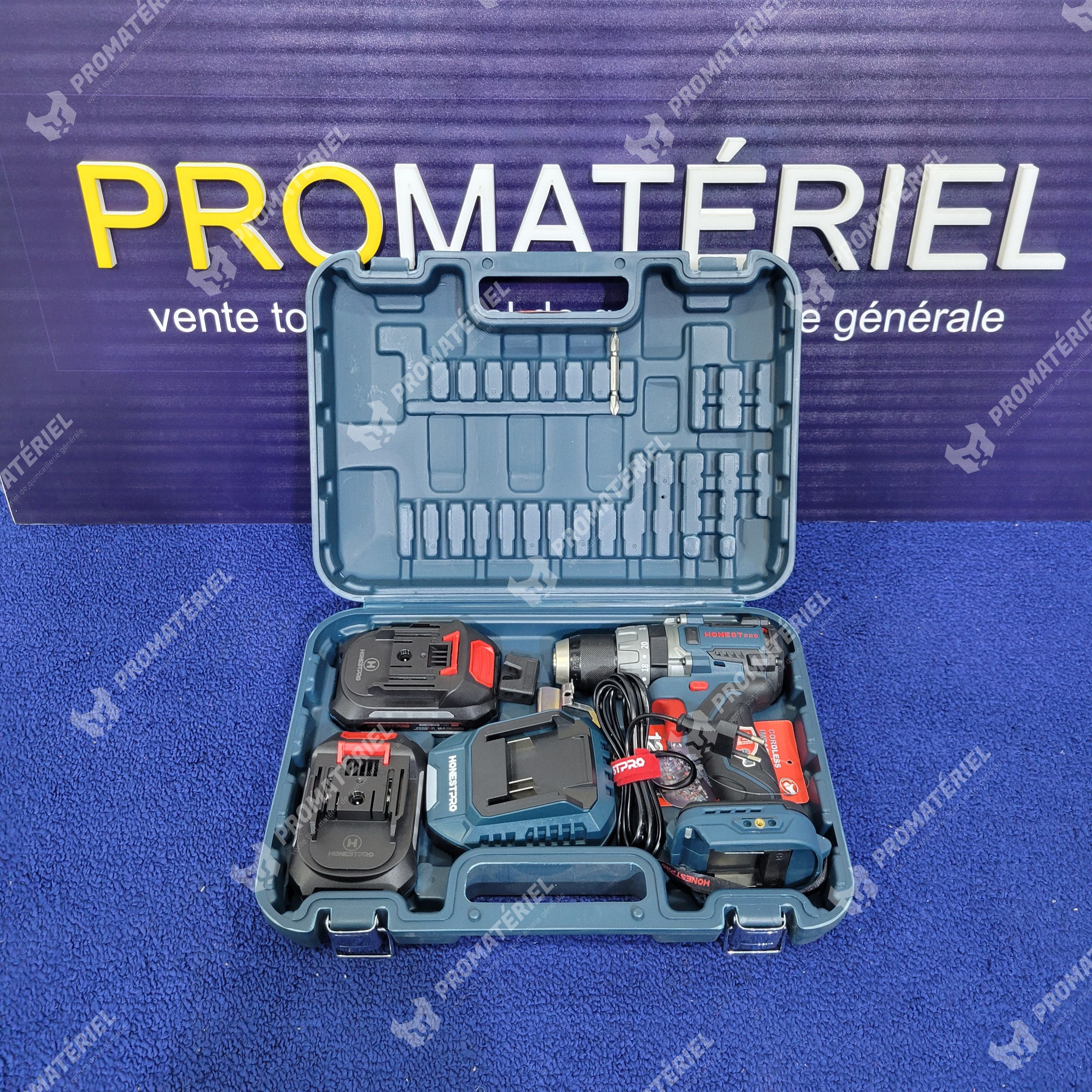 HONESTPRO - Visseuse Perceuse a percussion sans-fil YAE6111