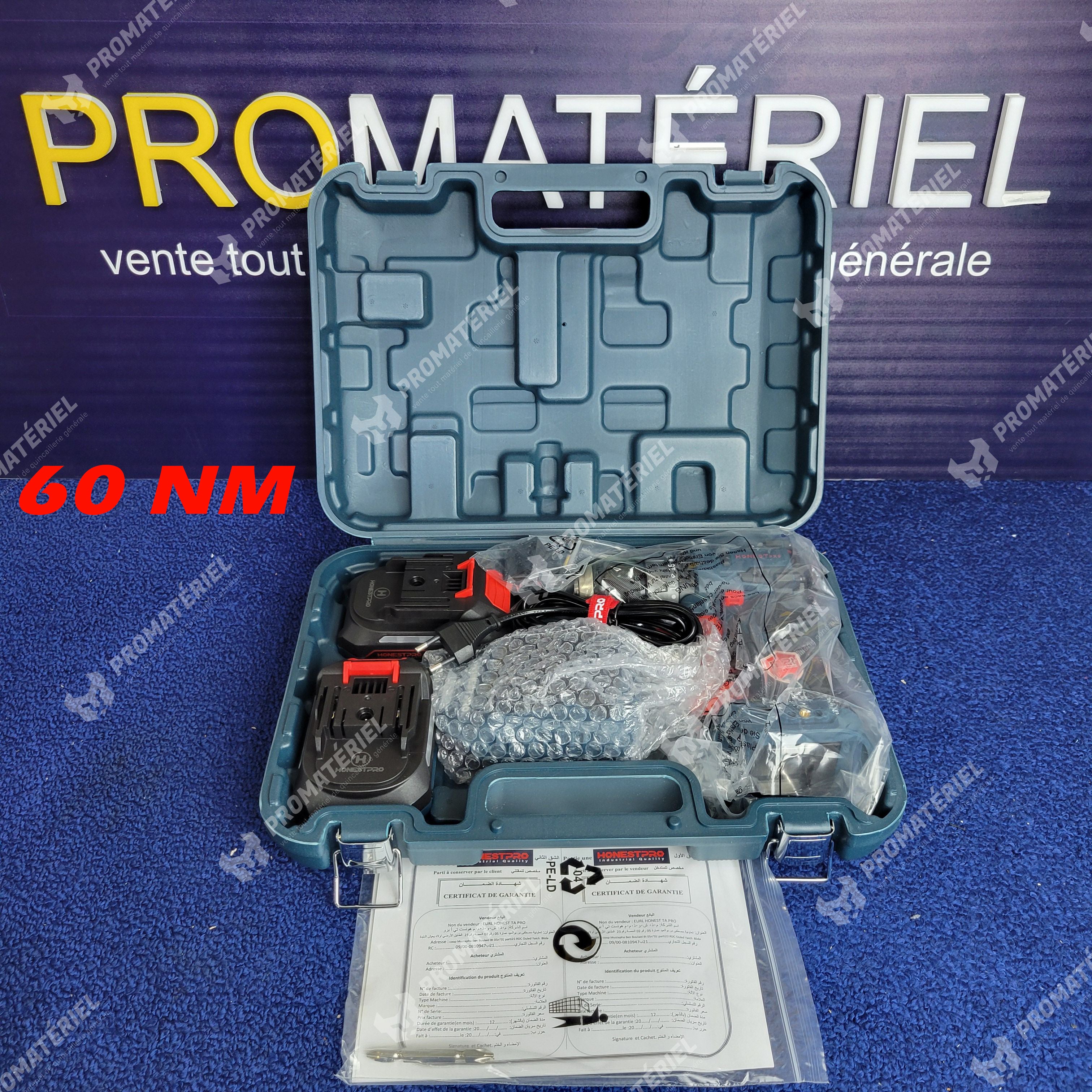 HONESTPRO - Visseuse brushless sans-fil (60-100-160)NM