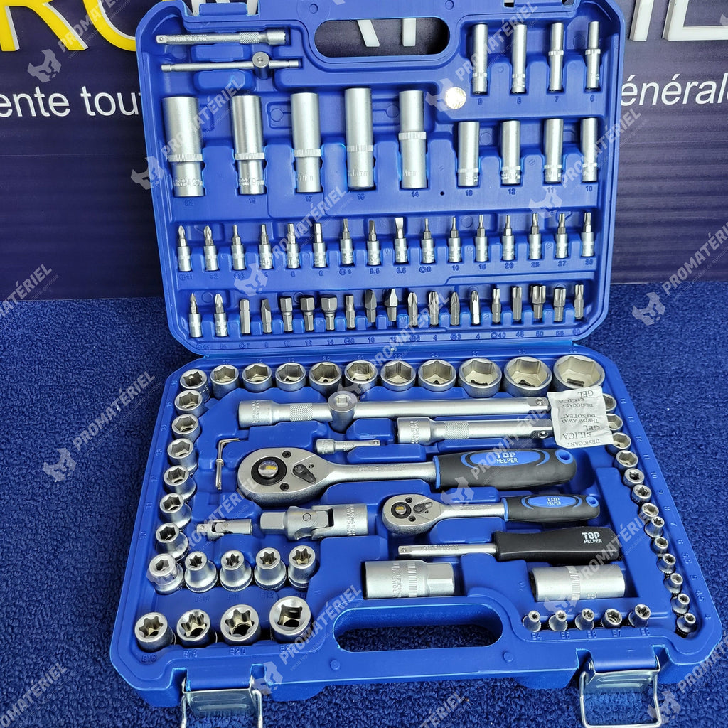 Coffret de douilles en chrome-vanadium (37-108) PCS