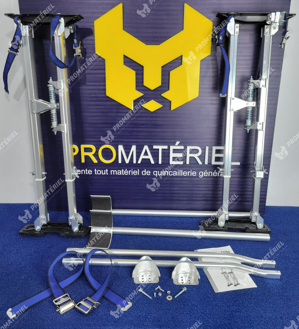 echasses reglables en aluminium