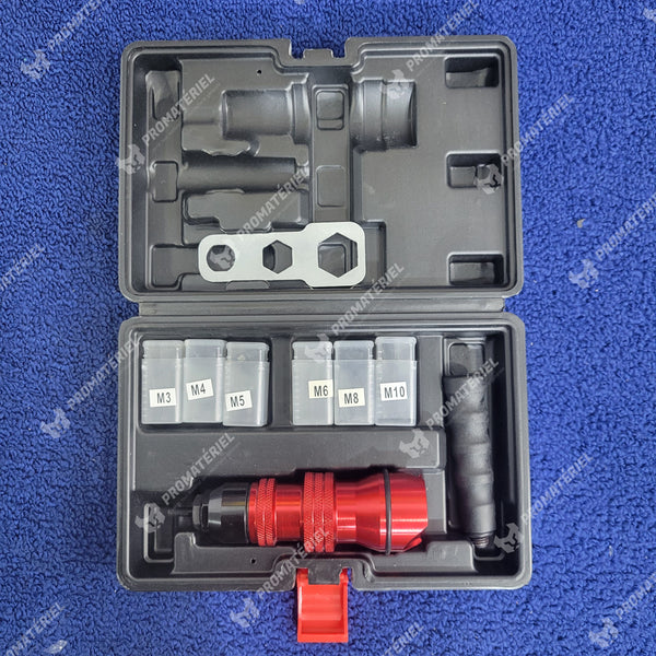 Adaptateur pour perceuse pour ecrous a riveter