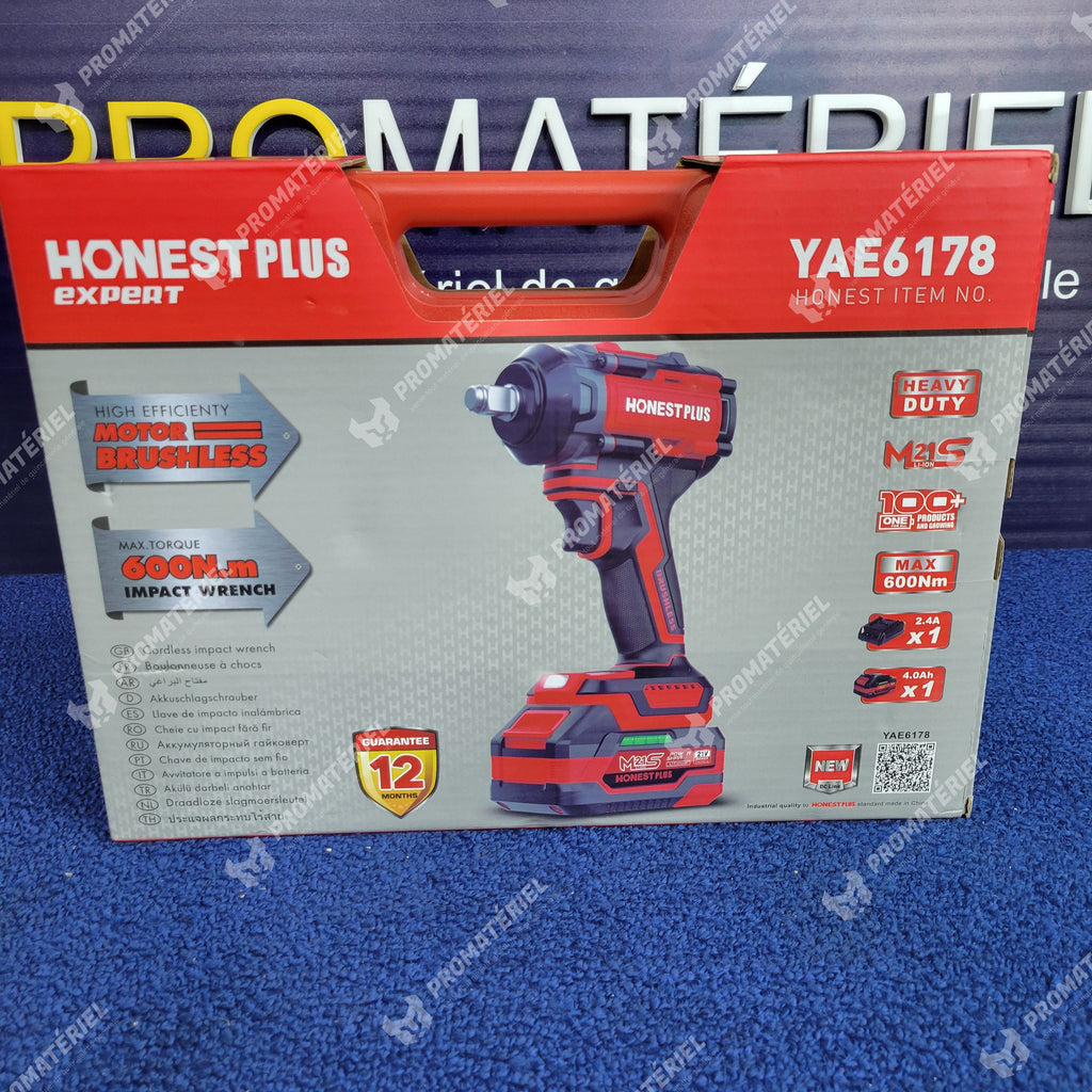 HONESTPLUS - Cle a chocs sans-fil brushless 600NM