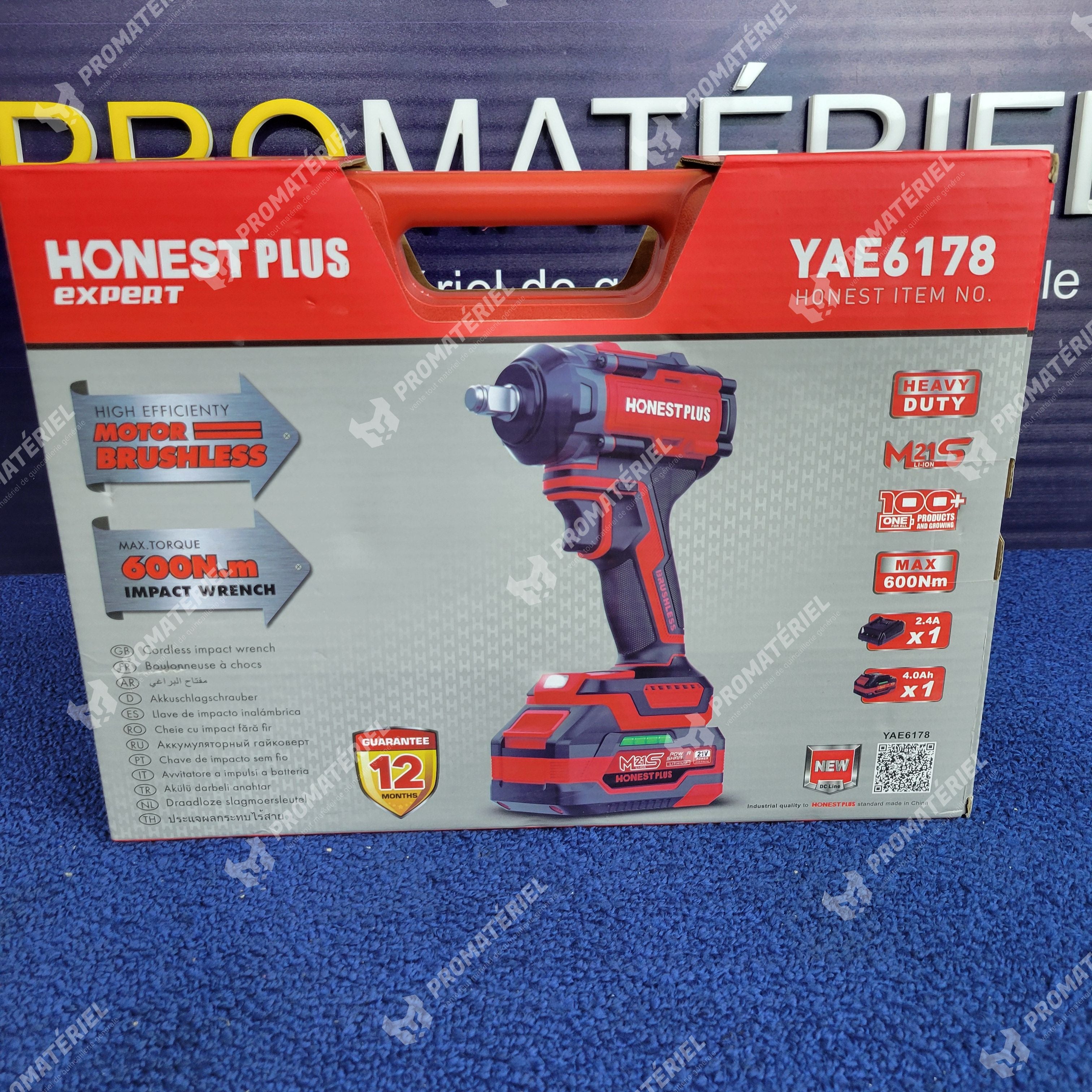 HONESTPLUS - Cle a chocs sans-fil brushless 600NM